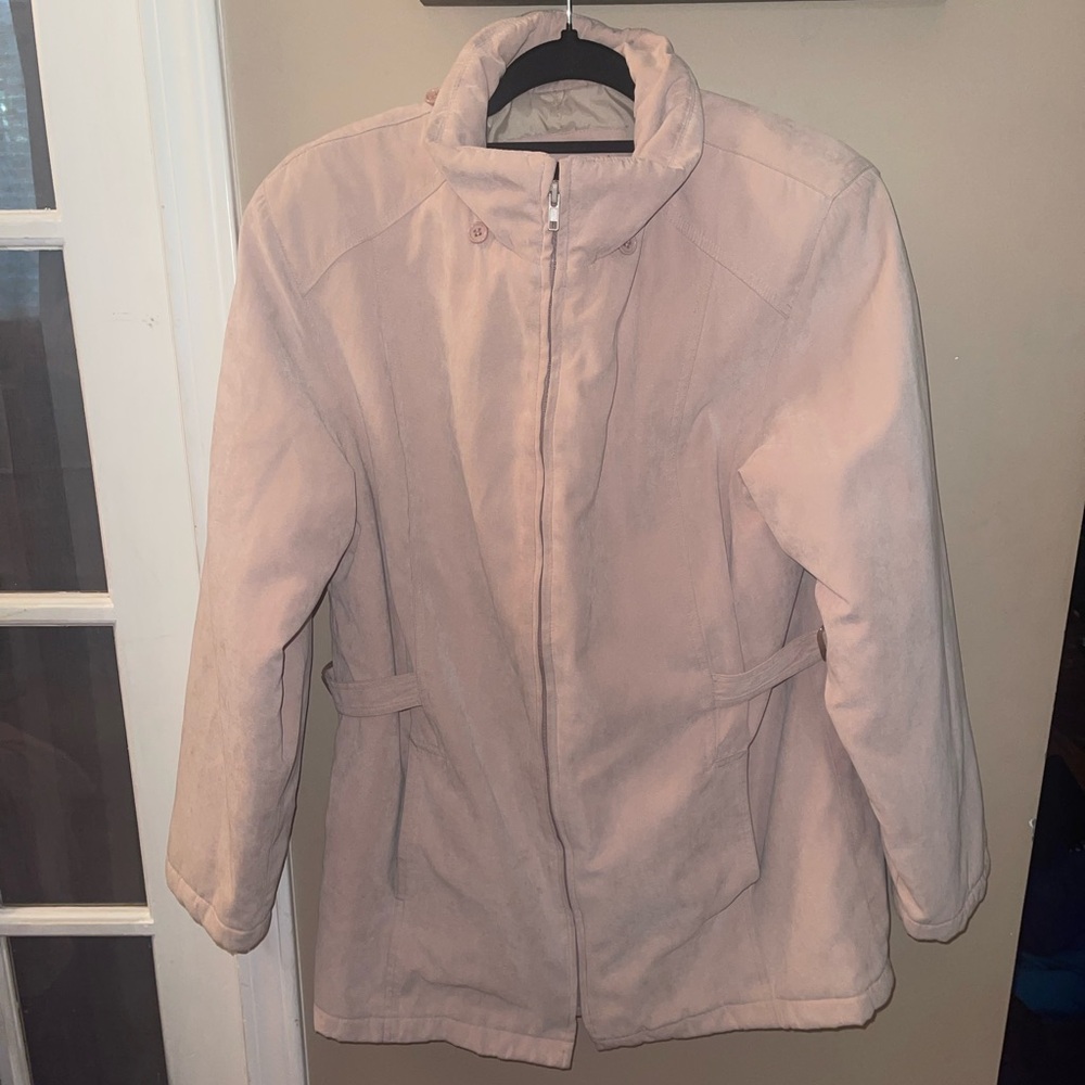 Gallery Light Beige midweight Outerwear coat jacket woman’s medium